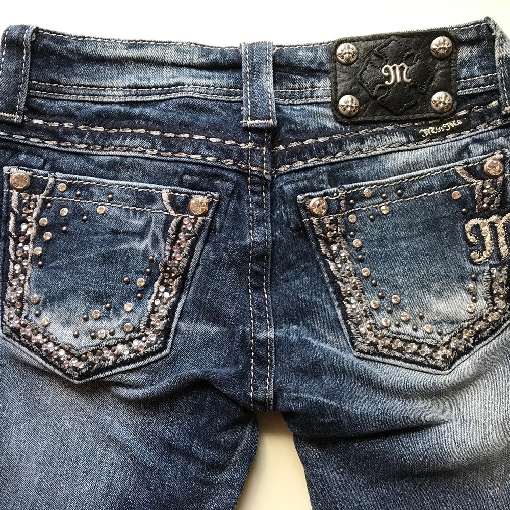 Miss Me Jeans Boot Size 24 JE5408810R/DK 56